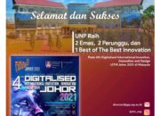 Dosen UNP Raih Prestasi Bergengsi Pada 4th DIID UiTM 2021 Malaysia