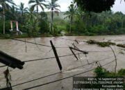 Banjir Kabupaten Buru Akibatkan Satu Jembatan Rusak