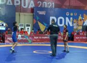 Elvi Siska Raih Perunggu di Cabor Gulat klaster Merauke