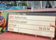 Rafika, Atlet Lontar Martil Raih Emas dan Pecahkan Rekor