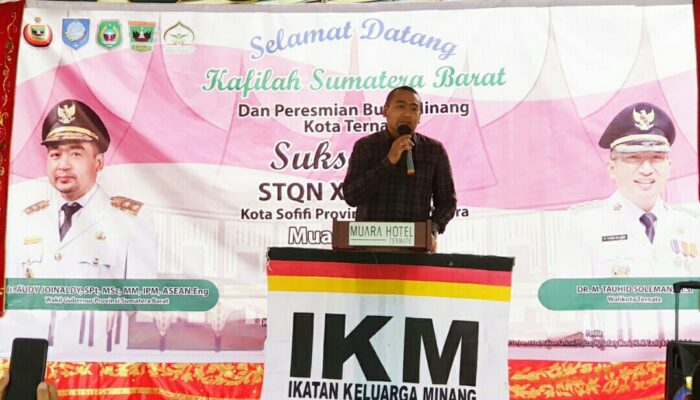 Audy Resmikan Perkuburan Minang di Bukit Minang Ternate