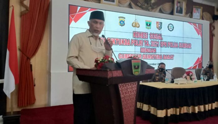 Mahyeldi Beri Motivasi pada Siswa Diktukba Polri 2021