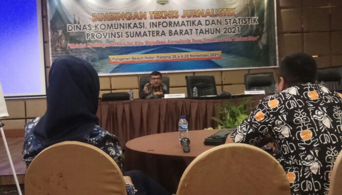 Khairul Jasmi Jelaskan Cara Buat Berita Anggaran Pada Jurnalis