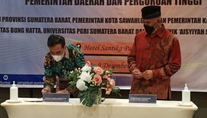 Tingkatkan kualitas Pelayanan, Mahyeldi MoU dengan Ombudsman RI
