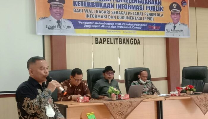 Kabupaten Pariaman Masivkan Keterbukaan Informasi pada Wali Nagari