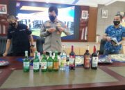 Wow, Polda Sumbar Amankan 2165 Minol dari Kawasan Pondok