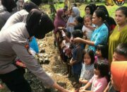 Polwan Sumbar Beri Trauma Healing pada Anak Korban Gempa