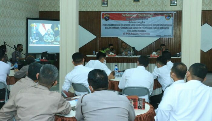 Puslitbang Polri Lakukan Penelitian Ruang Tahanan di Sumbar