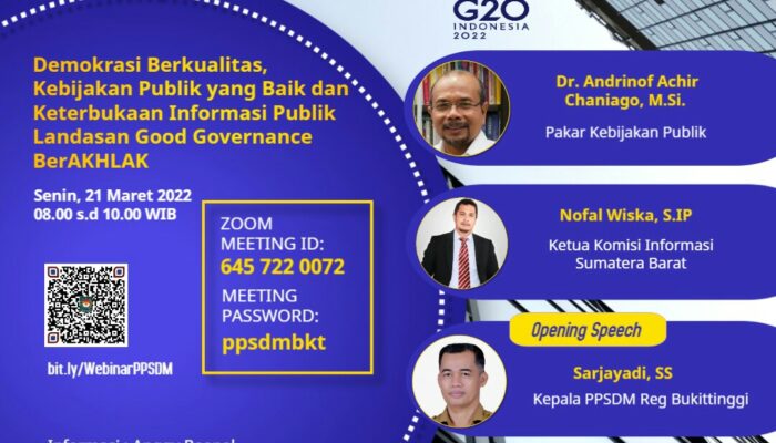 Andrinof dan Noval Wiska Berbagi ilmu di PPSDM Kemendagri