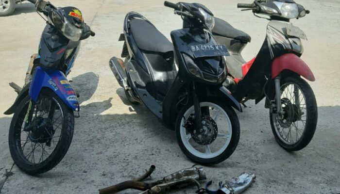 Bikin resah, Polsek Koto VII amankan 9 Pemuda yang Balap Liar