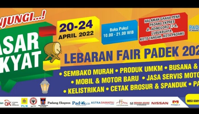 Ayo Belanja Murah Untuk Lebaran di Pasar Rakyat Padek