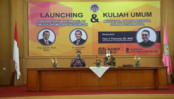 FE UNP Launching Laboratorium Pemodelan Ilmu Ekonomi dan Lingkungan