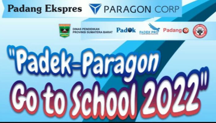 Geliatkan Literasi di Sekolah, Padek- Paragon Gelar Go to School