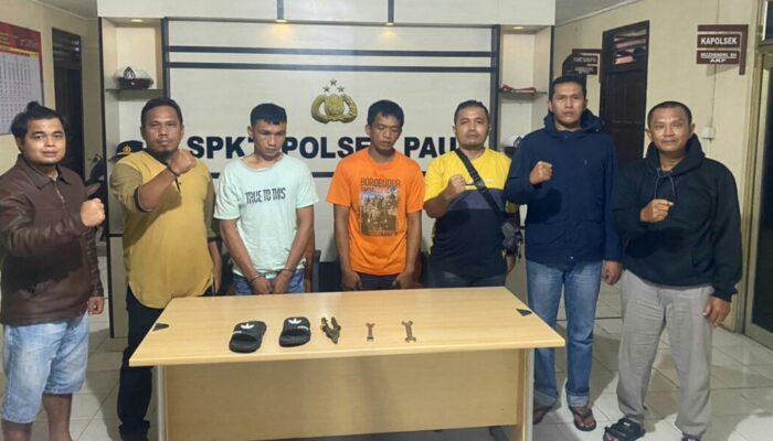 2 Pelaku Pencurian Ditangkap Kepolisian Pauh Kota Padang