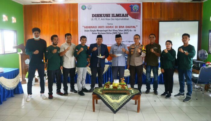 Kapolres Jadi Pemateri Diskusi Ilmiah IWO Sarolangun