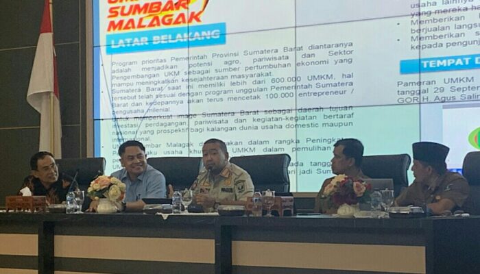 UMKM Sumbar Malagak Akan Digelar di Kawasan Gor Agussalim