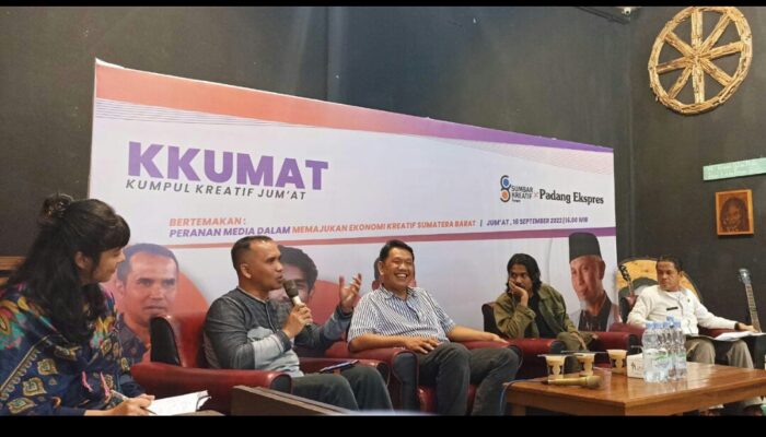 Majukan Ekonomi, Forum Sumbar Kreatif Kerjasama dengan Media