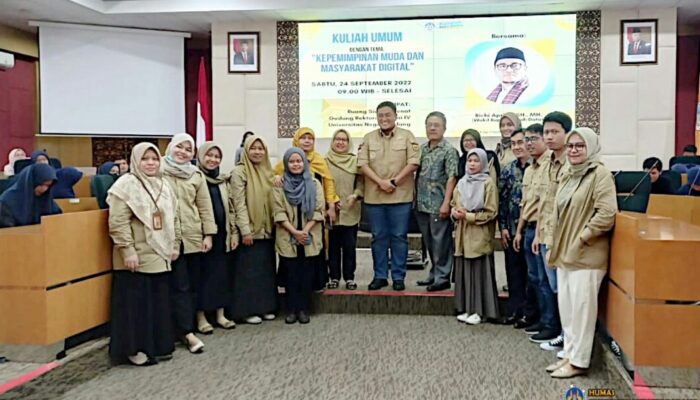 Wabup Tanah Datar Kuliah Umum di UNP, Pemimpin di Era Digital