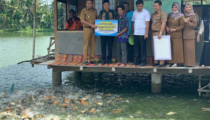 Wagub Audy Tinjau Potensi Perikanan Air Tawar Pasaman