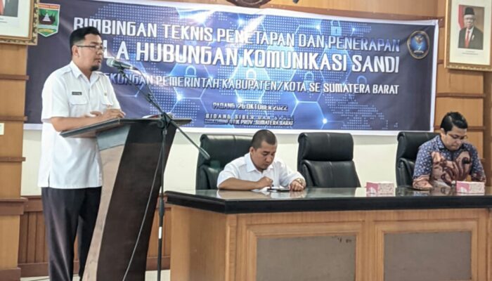 Bimtek Diskominfotik Sumbar, Pola Komunikasi Sandi Antar Perangkat Daerah