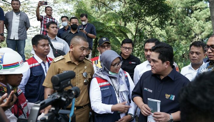 Erik Tohir Dukung Pembangunan Fly Over Sitinjau Lauik