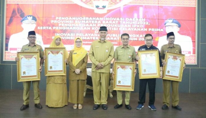 Ini Peraih IGA Tingkat Provinsi Sumbar Tahun 2022