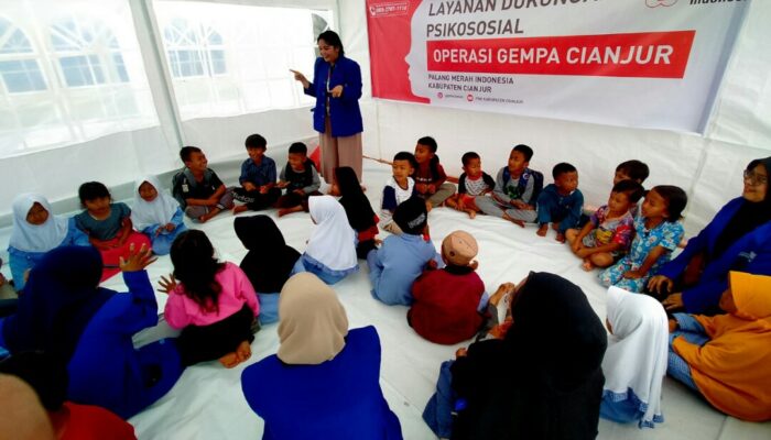 Mahasiswa Universitas Paramadina Berikan Dukungan Psikososial Penyintas Gempa Cianjur