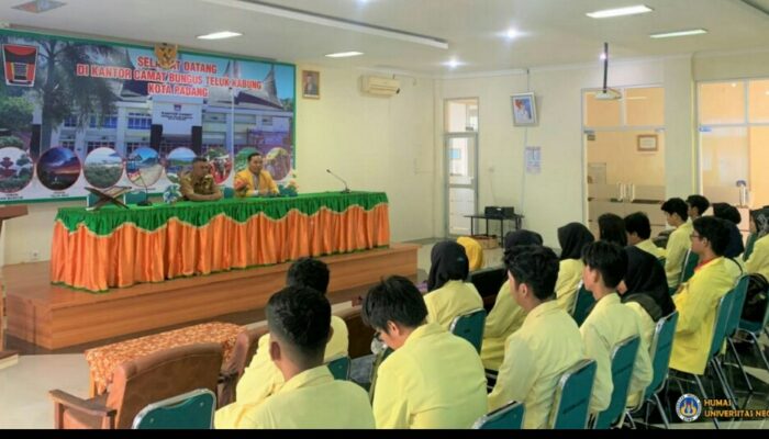 KKN Mahasiswa UNP di bungtekab tentang Siaga Bencana