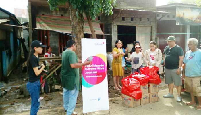 IOH Beri Bantuan pada Korban Banjir & Longsor Manado