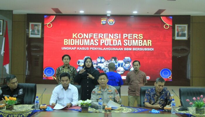 Polda Sumbar Bekuk Penyalahgunaan BBM Bersubsidi