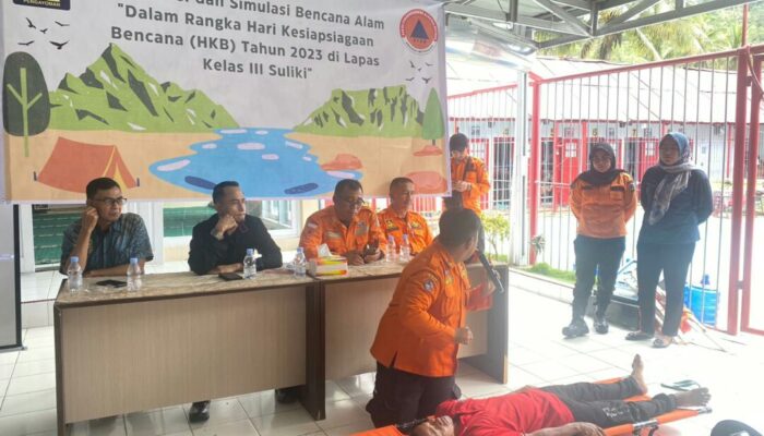 Mitigasi Bencana,  Lapas Suliki Gandeng BPBD 50 Kota