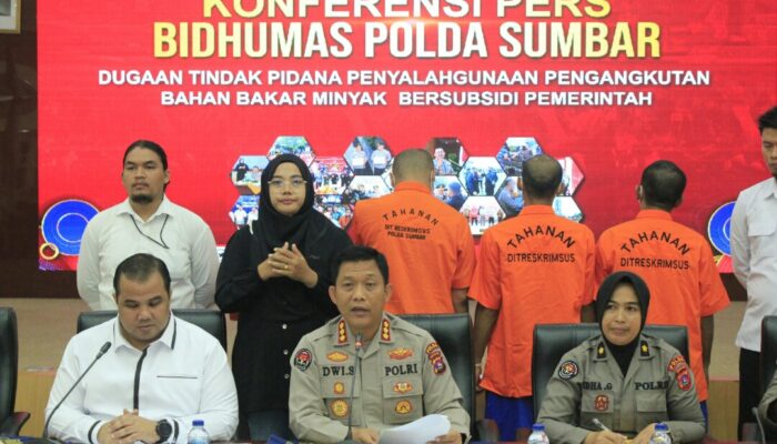 Polda Sumbar Amankan Pelaku Illegal Logging