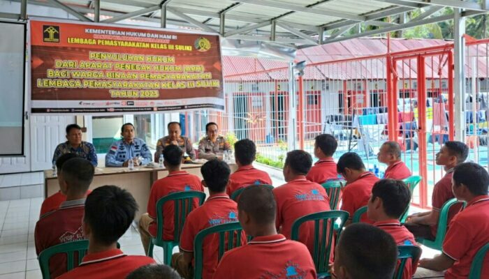 Kapolsek Yusmedi Beri Penyuluhan Hukum pada WBP Lapas Suliki