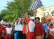 Semarakan HB ke-77, Polda Sumbar Gelar Jalan Santai