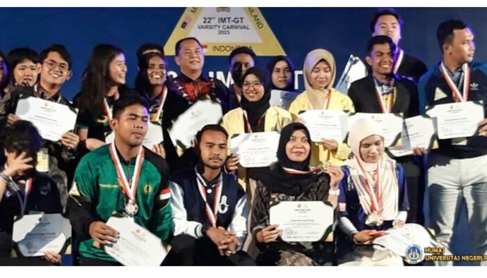 Kontingen UNP Raih 6 Medali di Event 22nd IMT-GT Varsity Carnival