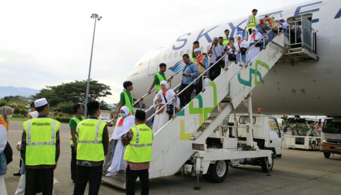 Kloter 03 Jemaah Haji Mendarat Mulus di BIM