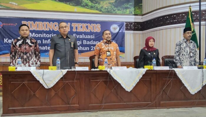 Adrian Tuswandi Sampaikan Pamit di Bimtek Monev KIP