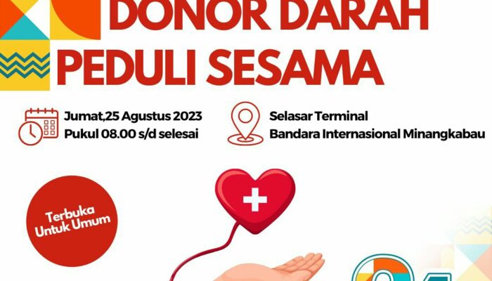 Sambut HUT ke 24 Serikat Pekerja AP II BIM Gelar Donor Darah