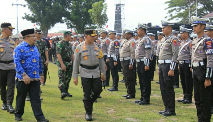 Kapolda Suharyono Pimpin Apel Gelar Pasukan OMB 2023-2024