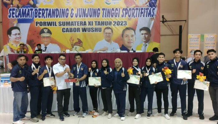 Porwil Sumatera XI Wushu Sumbar Hanya Berhasil Raih 6 Medali Perunggu