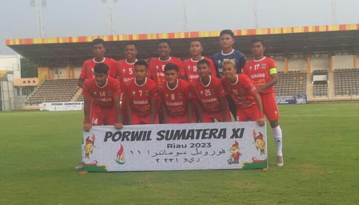 Besok Laga Terakhir Grup Sepakbola Porwil Sumatera XI-2023, Sumbar Lawan Riau atau Lampung di Semifinal
