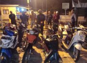 Aksi Balap Liar, Polsek IV Jurai Pessel Tahan 13 Motor