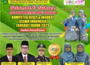 PENELITIAN KREASI 2023, LAPAS SULIKI RAIH MEDALI PERUNGGU