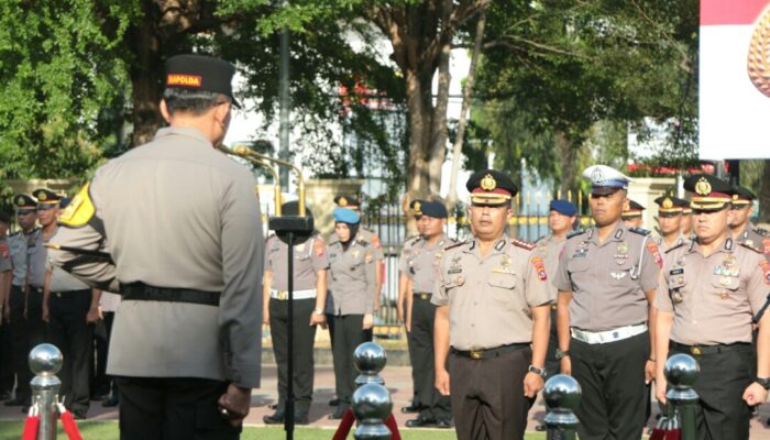 Awal 2024 Ratusan Personel di jajaran Polda Sumbar Naik Pangkat TMT