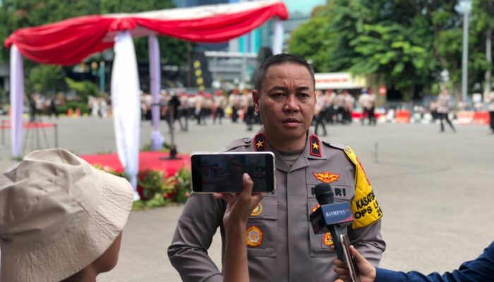 Ribuaan Aparat Disiagakan pada Debat Capres ke 3 Di GBK