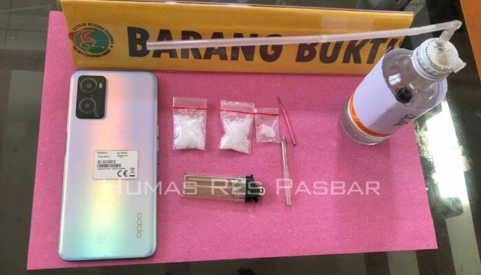 Reskrim Pasbar Ringkus 4 Orang Diduga Edarkan Narkoba