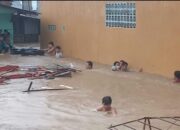 Hujan Deras Disertai Angin Kencang, Banjiri Rumah Warga