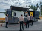 Polda Kirim Kendaraan Khusus Penjernih Air di Pessel