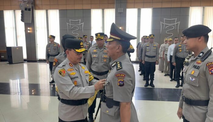 Kapolda Sertijab Kepala Sentral Pelayanan Kepolisian Terpadu