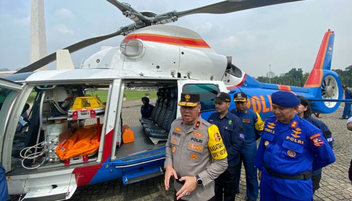 Polri Standby kan 2 Helikpoter Jadi Ambulans Arus Mudik dan Balik Lebaran